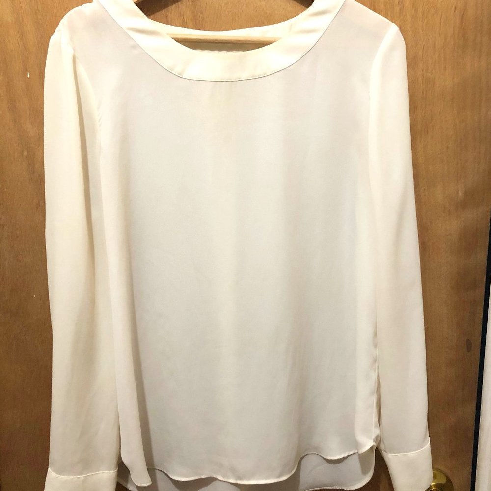 Banana Republic white blouse